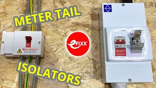 METER TAILS LONGER THAN 3 METRES- Switch fuse isolators from LEWDEN