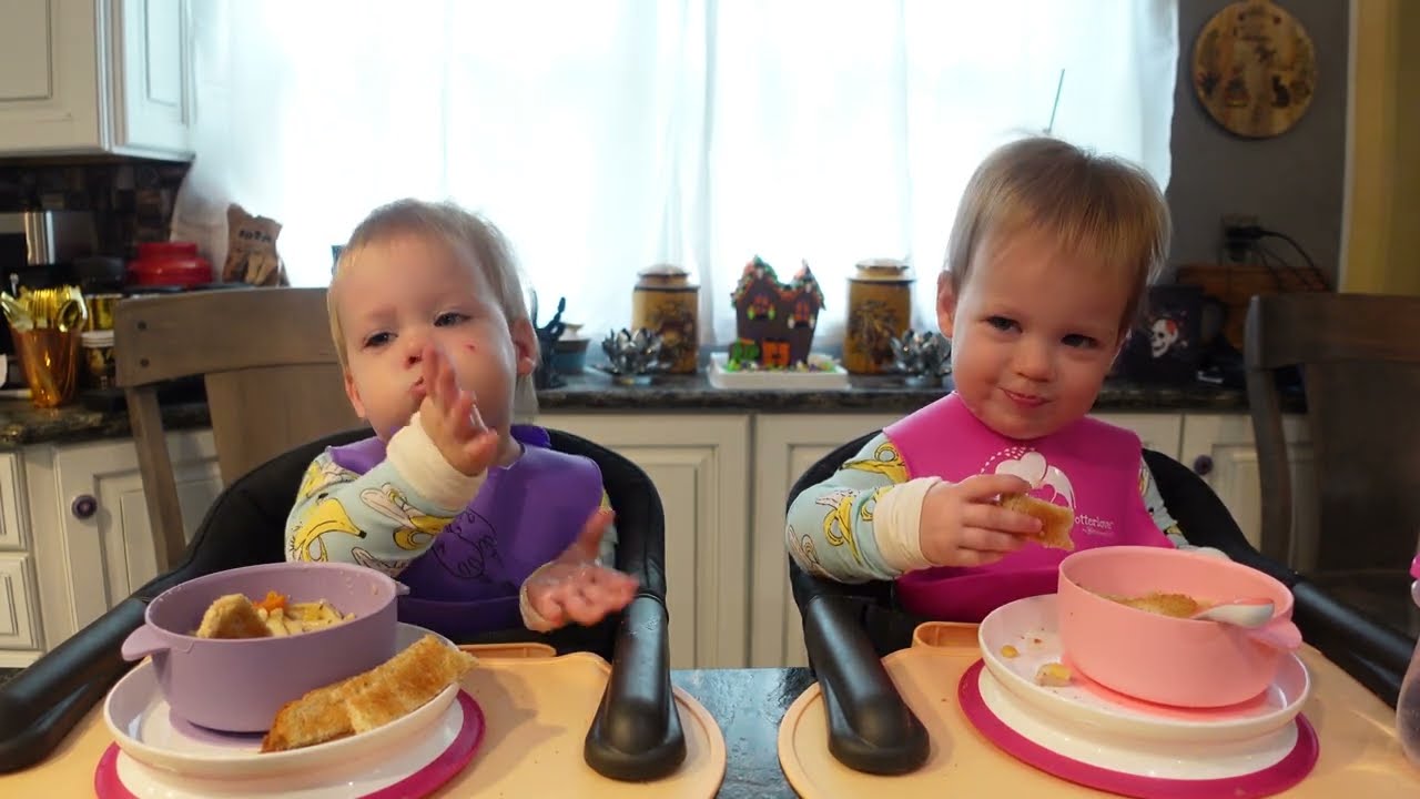Twins try chicken noodle soup