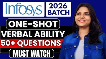 Infosys Verbal Ability Questions | Infosys System Engineer Exam Preparation | Infosys Exam Questions