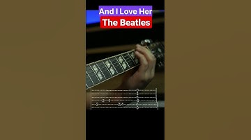 Thumbnail of And I Love Her by The Beatles Guitar Intro #guitar #music101ph #music #acousticguitar