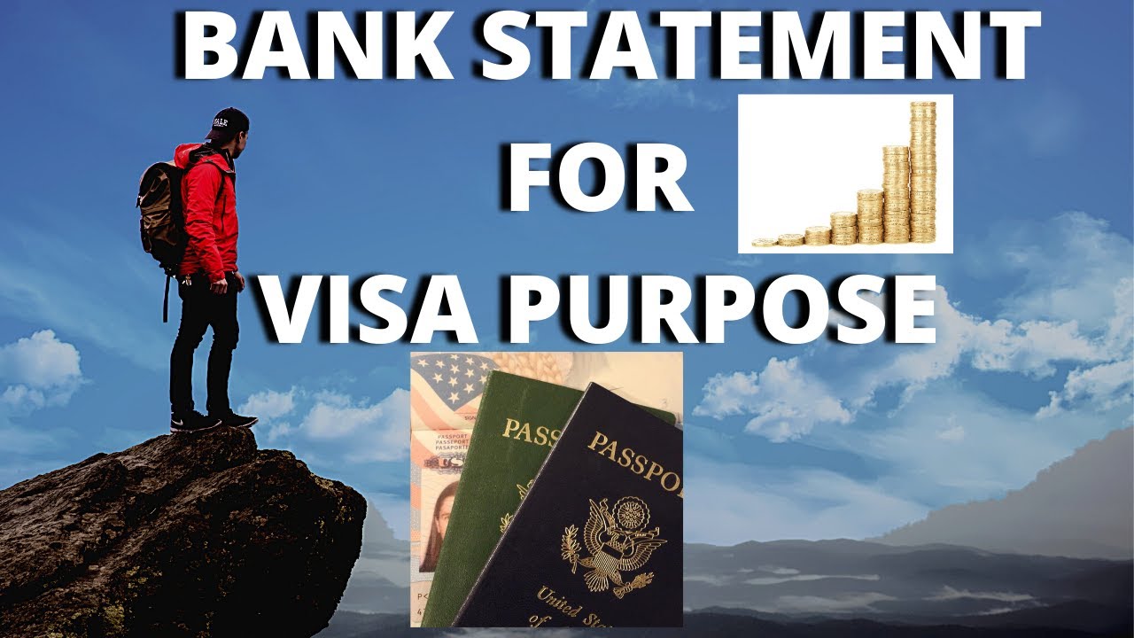 tourist visa bank balance
