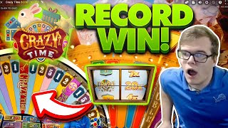 RECORD BREAKING WIN! 20X CRAZY TIME! BIG PROFIT! Casino Games