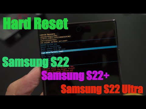 How To Hard Reset Samsung Galaxy S22 | Samsung S22+| Samsung S22 Ultra
