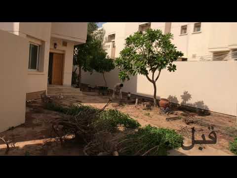 اعادة انشاء وتاهيل حديقة منزل في الحي الدبلوماسي السفارات