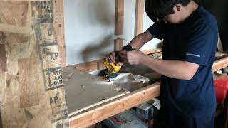 Workshop renovation part 1 (removing built-ins)