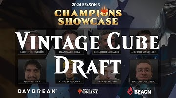 MOCS 2025 Season 1 Vintage Cube Draft  | Preshow + Vintage Cube Draft Features Draft Jesse Hampton