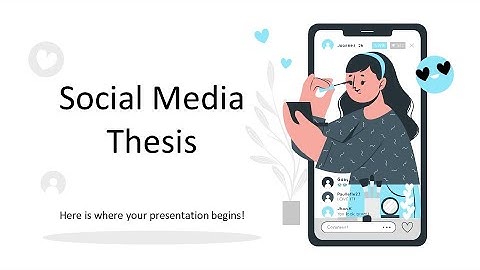 Free Social Media Thesis PowerPoint Template & Google Slides Theme by GreatPPT.com