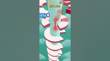 Helix Jump: Level 2922 #helixjump #gaming #mobile #shorts