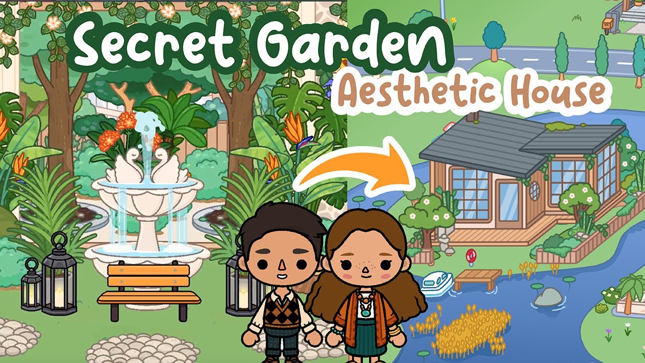 SECRET Garden Small Family House Bonsai Building not FREE TOCA BOCA