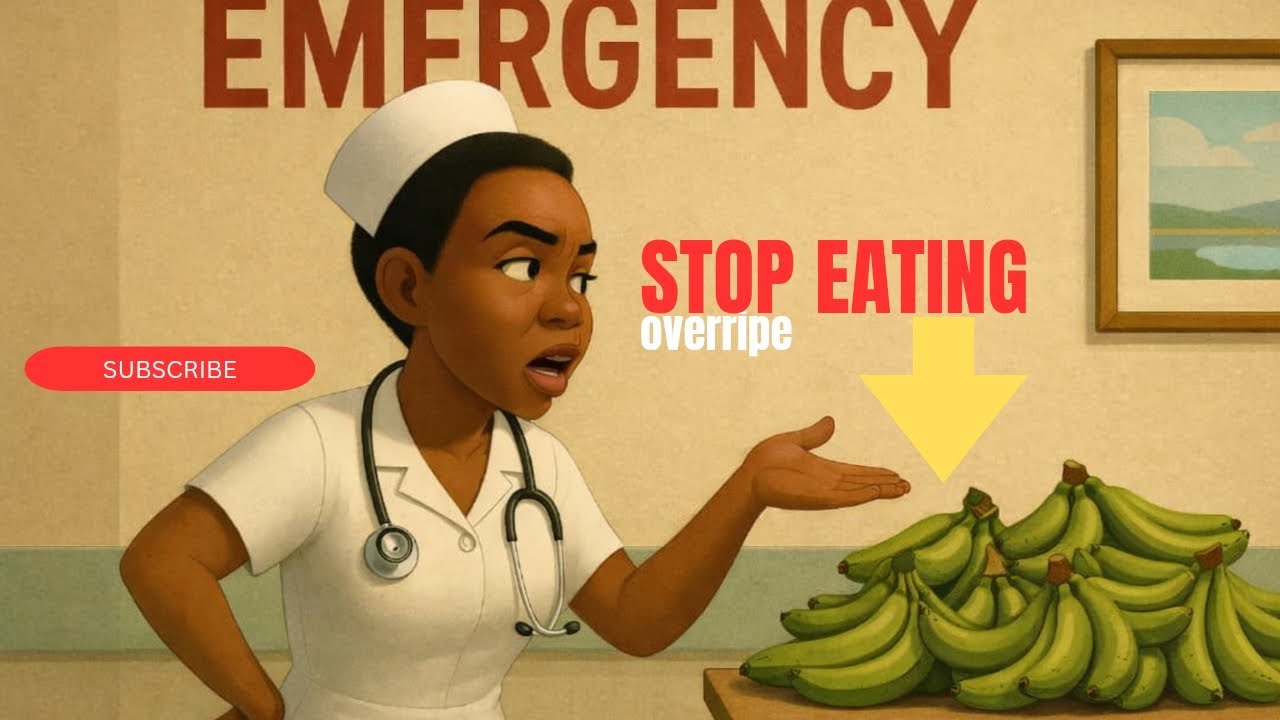 “Overripe Plantain Fit Kill You? 😱🍌 Truth Weh Many No Know. 