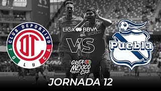 Resumen y Goles | Toluca vs Puebla | Liga BBVA MX - Grita México C22 - Jornada 12