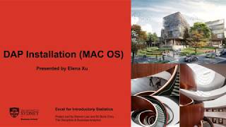 [Excel for Introductory Statistics] Chapter 0 - Episode 5 - Data Analysis Plus Installation (MAC OS) Net Worth