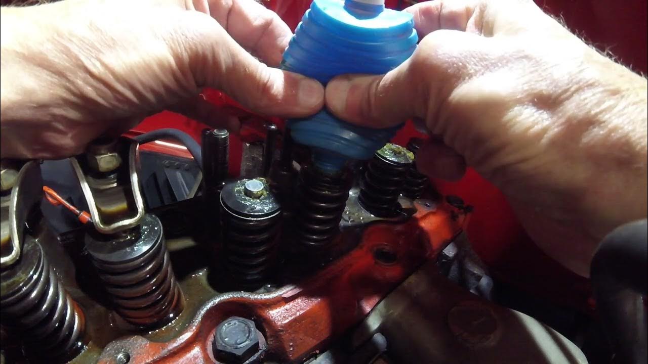How to check engine valve stem seals - YouTube