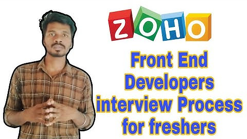 Zoho Front End developer interview process in tamil | #zoho interview  for freshers | Sivas Infotech
