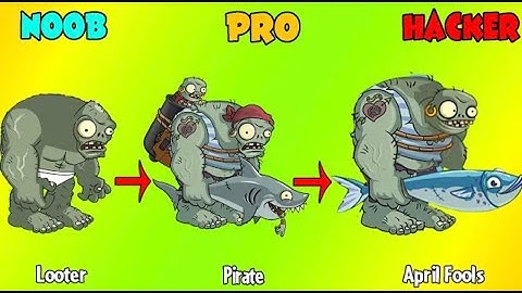 Pvz 2 Discovery - All Zombies Same Shape Evolution NOOB - PRO - HACKER