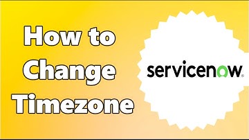 How to Change Timezone on Servicenow