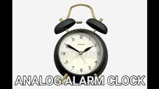 ANALOG ALARM CLOCK suara alarm jam analog