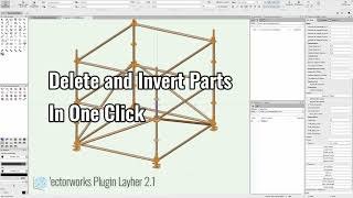 Delete and Invert Parts Layher Tower Plugin Vectorworks
