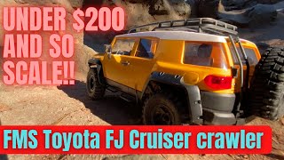 FMS Toyota FJ Cruiser Rock Crawler 1/18 scale - super realistic