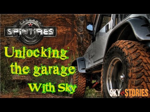 Spintires #1 - Unlocking the garage (Gameplay with Sky)