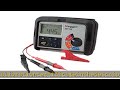 Megger MIT310-EN Digital/Analog Insulation Tester, 250/500/1000 V Test Voltage