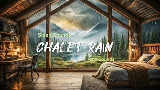 CHALET RAİN •• Relaxing Sleep Sounds •• Relaxing Rain Sounds