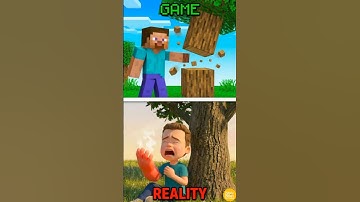 Minecraft Logic vs Real Life 💀 #Minecraft #Shorts #Animation #Gaming #Funny #Steve #RealLife