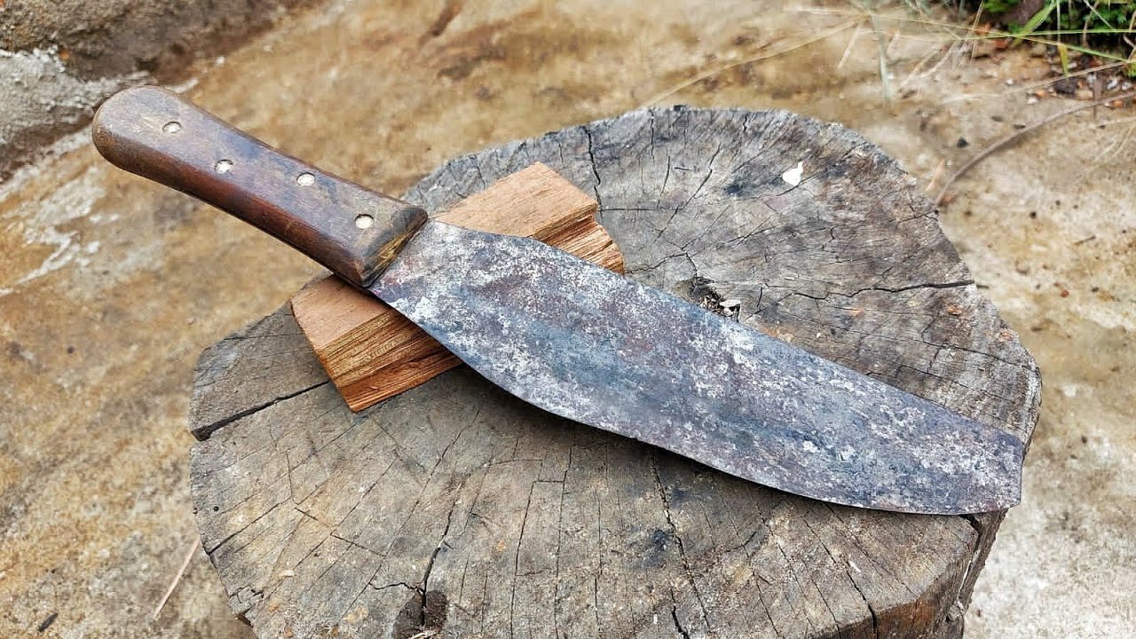 Restoring a Sugar Cane Cutting Knife YouTube