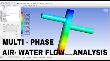 ANSYS FLUENT - Air-Water Multiphase Flow Analysis Tutorial || Ansys Fluent CFD Analysis Tutorial
