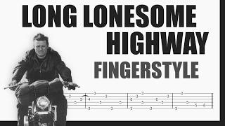 Long Lonesome Highway - Michael Parks | TAB Fingerstyle for Guitar
