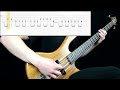 Metallica - Enter Sandman (Bass Cover) (Play Along Tabs In Video)