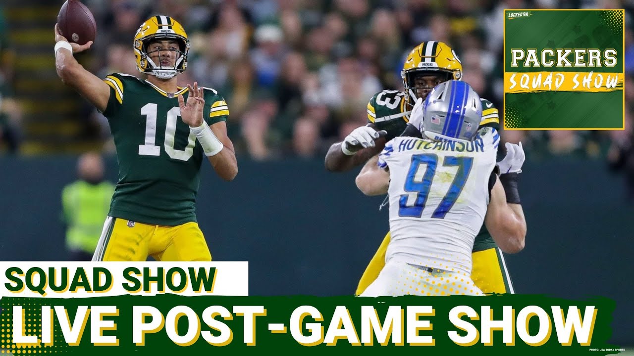 PACKERS SQUAD SHOW: Packers-Lions LIVE Post-Game Show!
