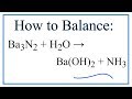 Balancing Chemical Equations Concepts