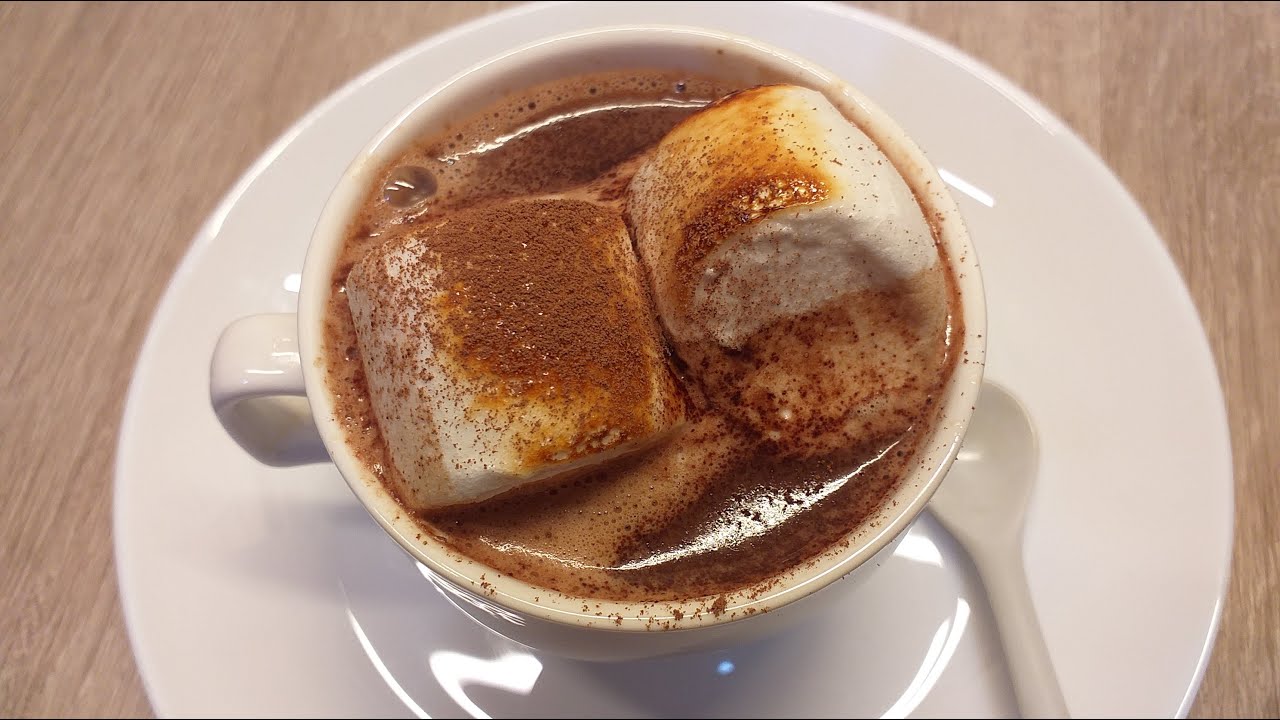 Cafe Style Hot Chocolate Recipe / Hot Chocolate with Marshmallows / Italian Hot Chocolate YouTube