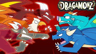 Firewing Territory | Dax and Boaragon's Journey Fighting Firewings For The Crystal | Dragamonz