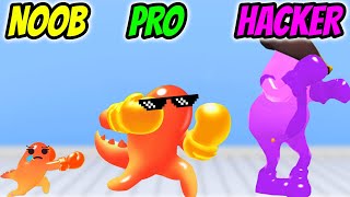 Dino Runner 3D - NOOB vs PRO vs HACKER