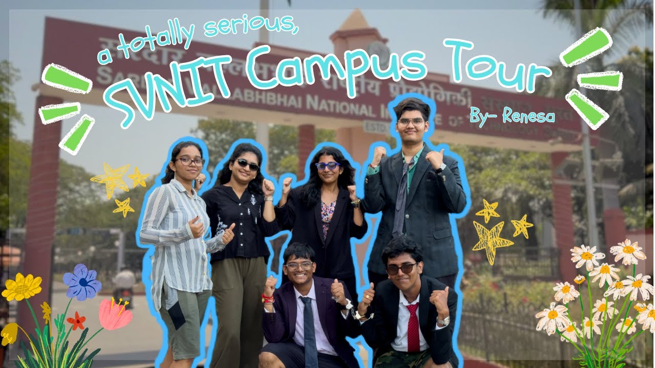 Campus Crawl by Renesa | SVNIT Campus Tour 2025 | NIT Surat College Tour for Freshers