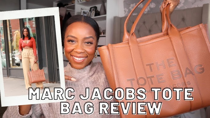 Comparing The Marc Jacobs Tote Bag 🤍 Medium (Beige) vs Large
