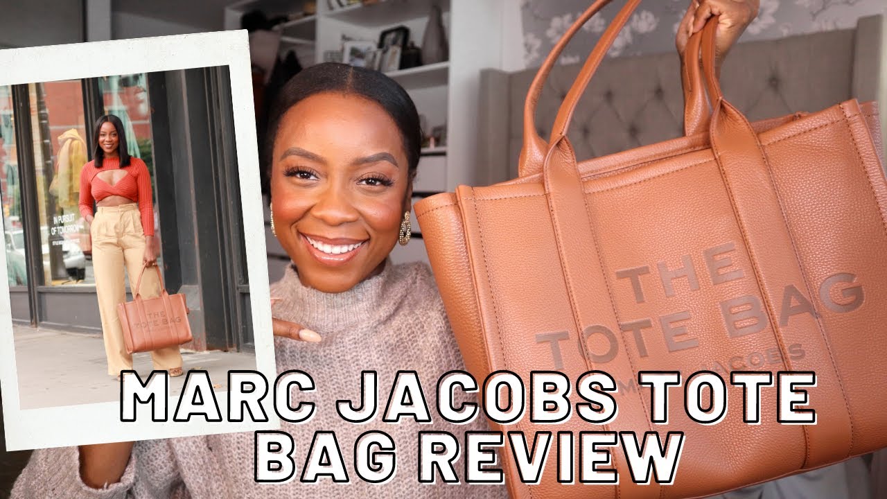 MARC JACOBS THE TOTE BAG MINI VS LARGE REVIEW!! MOD SHOTS AND WHAT