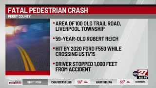 Perry County man dead after attempting to cross US 11/15