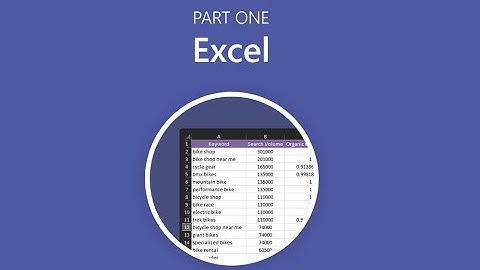 Filter Keywords Part 1 - Using Excel