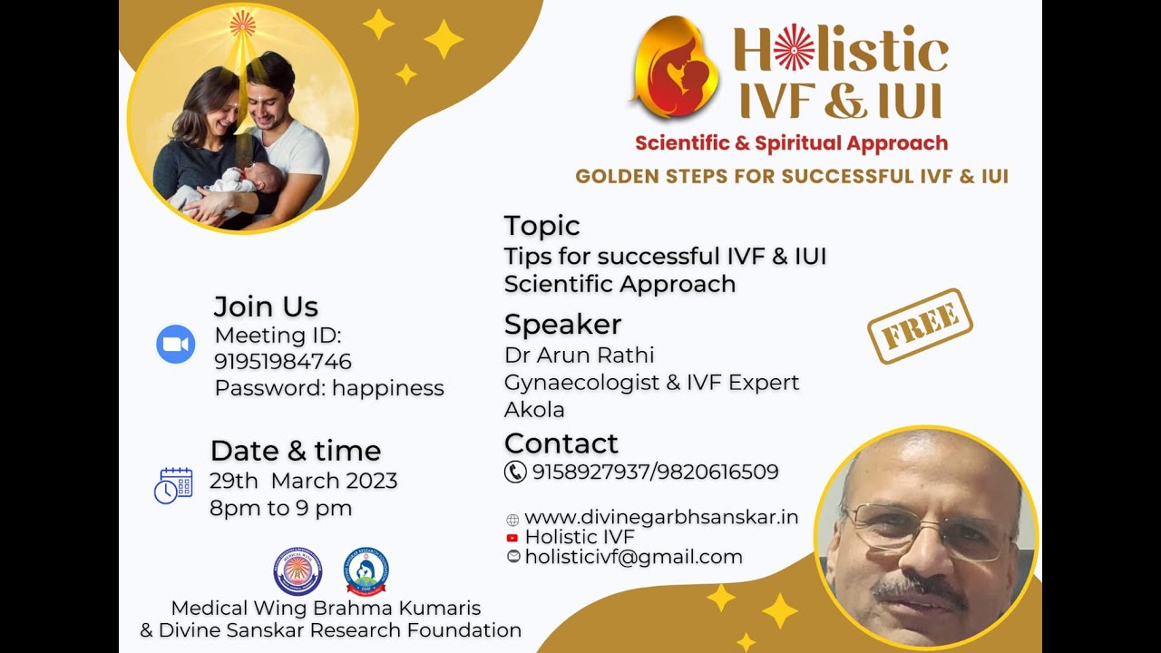 Tips for Successful IVF & IUI (Scientific Approach) - Dr Arun Rathi ...