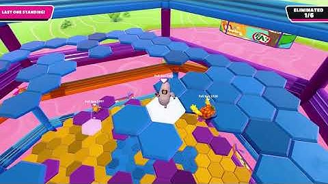 Fall Guys - Me versus  2 hackers on Hex-a-gone