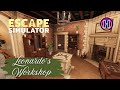 Escaping Leonardo's Workshop and Collab: World Tour! | Escape Simulator
