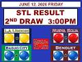 STL 2nd Draw 3pm Result STL La Union Nueva Ecija Baguio Benguet JUNE 12, 2026 FRIDAY