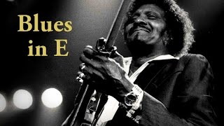 Texas Blues Albert Collins Style Guitar Backing Track in E 122 bpm