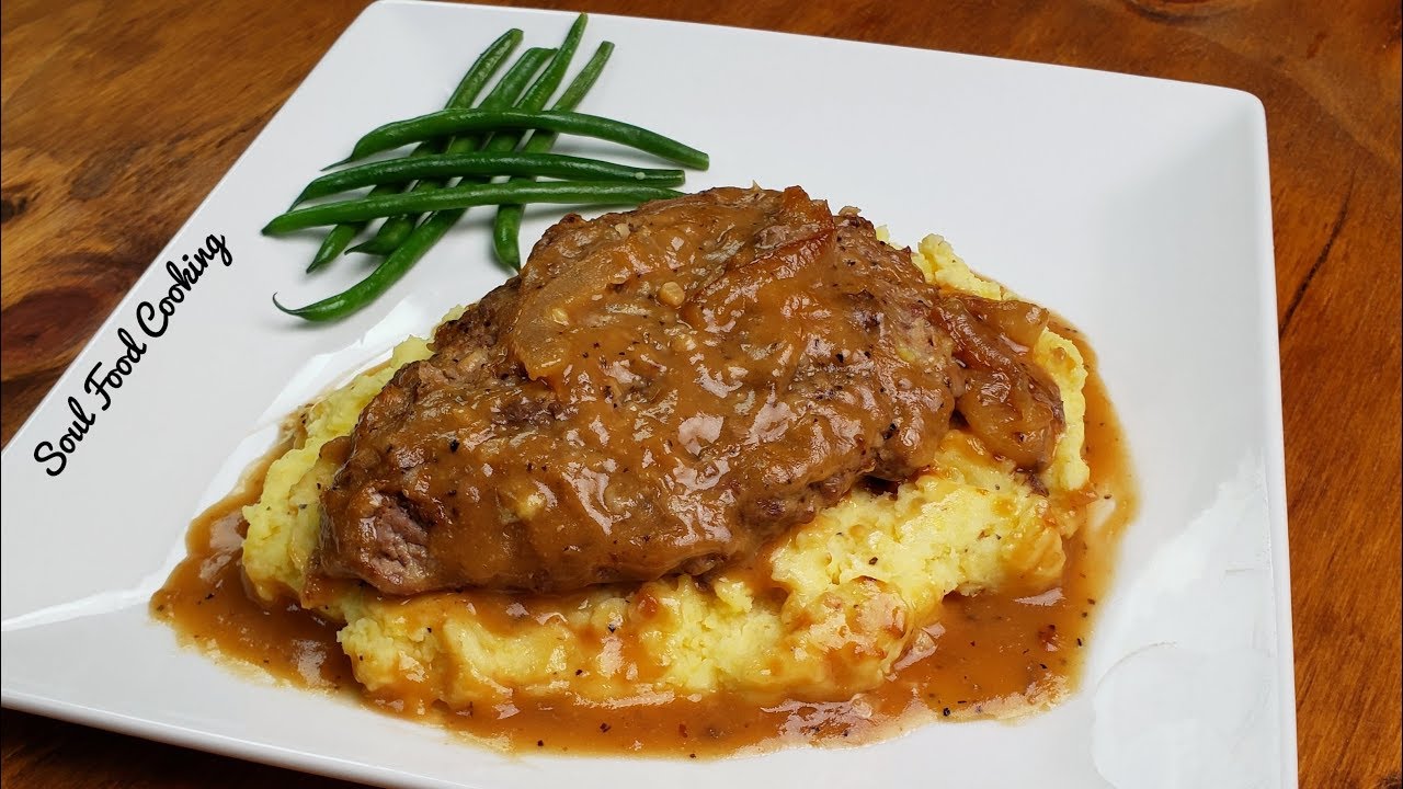 Smothered Pork Chops made easy | #SoulFoodSunday