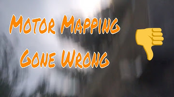 What happens when your motors are not mapped correctly in Betaflight.
