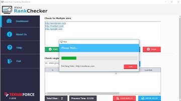 Alex Rank Checking Tool