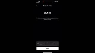 How to contact support in Starlink mobile app